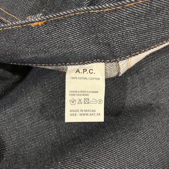 APC Rescue selvedge jeans |  Size 33 |  New with tags | Rare, discontinued - Picture 5 of 6